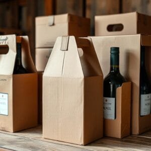 cajas de cartón para botellas