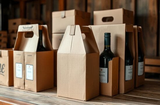 cajas de cartón para botellas