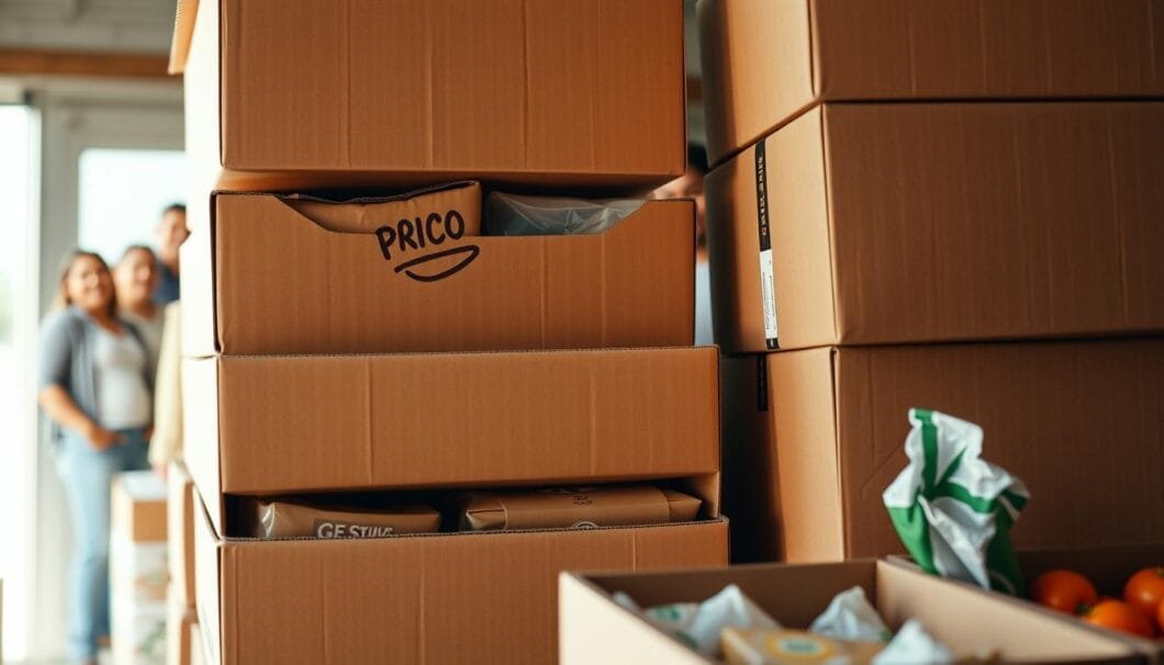 ¿Son seguras las cajas de cartón para alimentos?